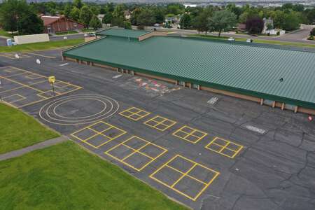 Gate City Elementary School Blacktop in Pocatello