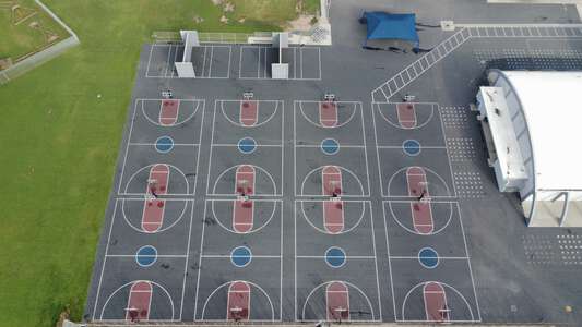 Lennox Middle School Outdoor Basketball Courts in Lennox 5