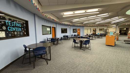 Lakeridge High School Library in Lake Oswego