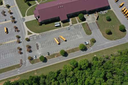 Corinth Holders High School Parking Lot - Senior lot in Wendell