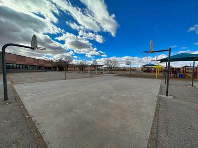 Pajarito Elementary School Outdoor Basketball Courts in Albuquerque