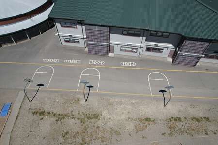 Albert Einstein Elementary School Outdoor Basketball Courts in Redmond