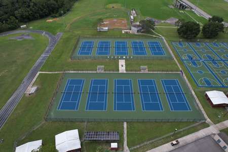 River Ridge High School Tennis Courts in New Port Richey