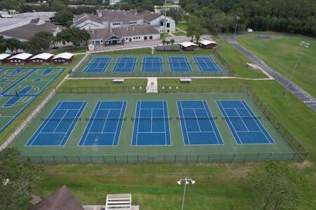 River Ridge High School Tennis Courts in New Port Richey