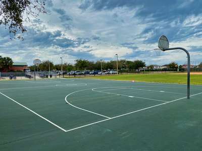 Sand Lake Elementary School Outdoor Basketball Courts in Orlando