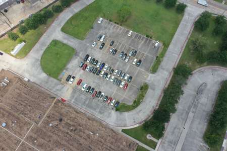 Bussey Elementary School Parking Lot - Side in Houston