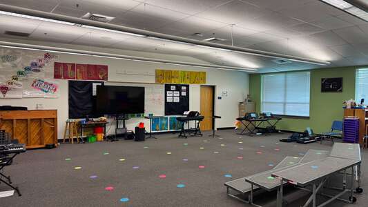 Weddle Elementary School Music Room in Keizer