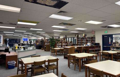 Skyview High School Library in Nampa