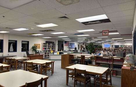 Skyview High School Library in Nampa