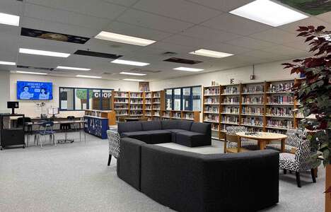 Skyview High School Library in Nampa