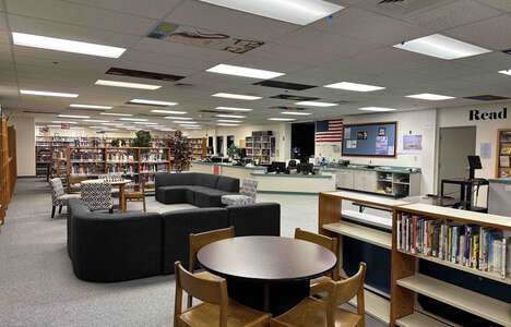 Skyview High School Library in Nampa