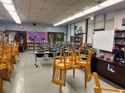 Hubbard - Gurdon S. Hubbard High School Library in Chicago