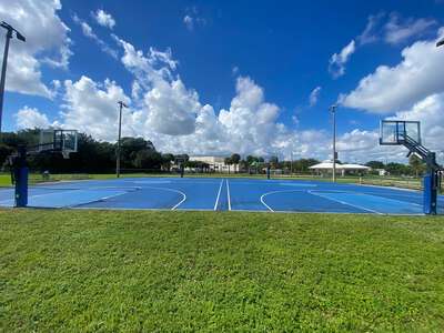 Lyons Creek Middle School Outdoor Basketball Courts in Coconut Creek