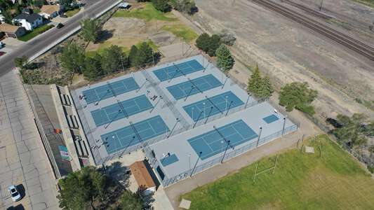 Rock Springs High School Tennis Courts in Rock Springs 2