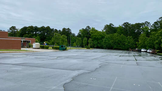 Hope Valley Elementary School Parking Lot - Rear in Durham 2