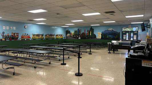 Elmonica Elementary School Cafeteria in Beaverton