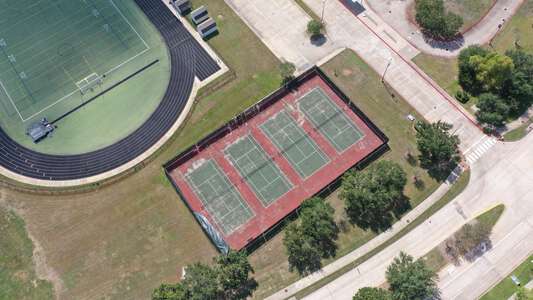 Baines Middle School Tennis Courts in Missouri City 1