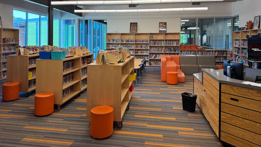 May Street Elementary School Library in Hood River