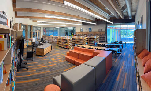 May Street Elementary School Library in Hood River
