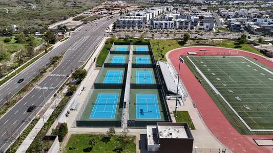 Portola High School Tennis Courts in Irvine