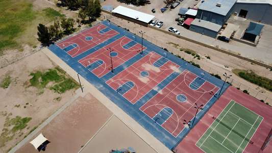 Ernesto Serna Fine Arts Academy Outdoor Basketball Courts in Socorro 3