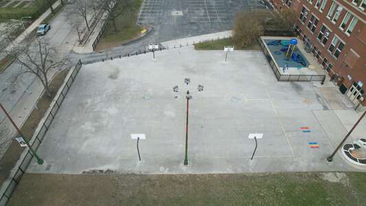 Pershing - John J Pershing STEAM Magnet Elementary School Outdoor Basketball Courts in Chicago 3