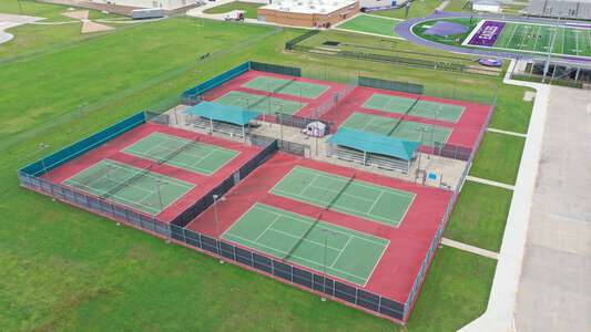 Crowley High School Tennis Courts in Crowley