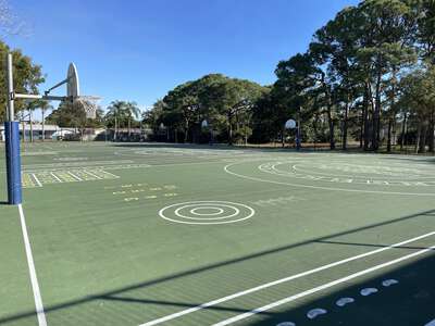 Deerfield Beach Elementary School Outdoor Basketball Courts in Deerfield Beach