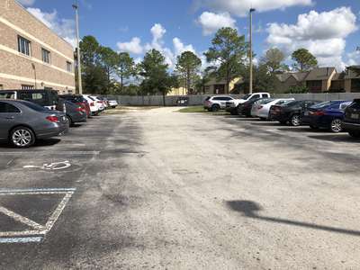 Red Bug Elementary School Parking Lot in Casselberry