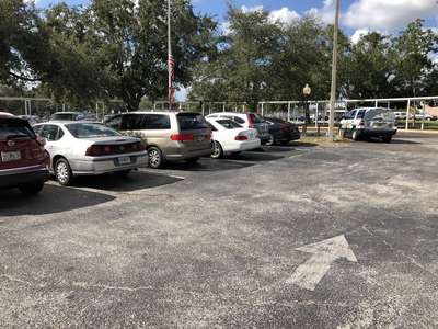 Red Bug Elementary School Parking Lot in Casselberry