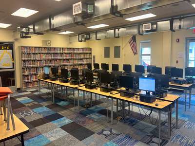 West Lakes Preparatory Academy Library in Hialeah