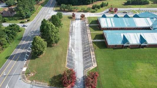 Hawthorne Elementary School Parking Lot - Side in Hampton 2