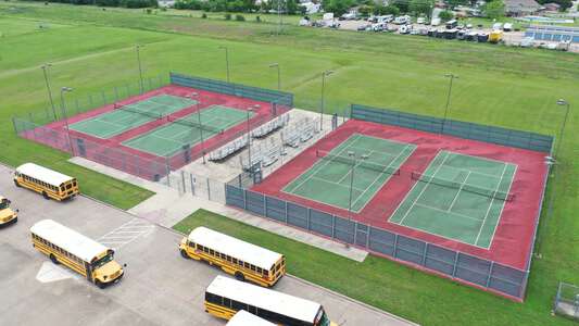 H.F. Stevens Middle School Tennis Courts in Crowley