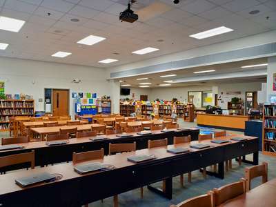 Lovell Elementary School Media Center in Apopka