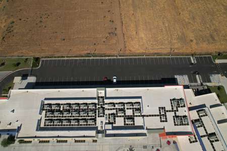 Juan Felipe Herrera Elementary School Side Lot in Fresno 2