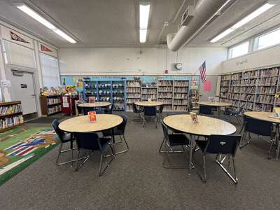 Clyde W. Needham Elementary School Library in Lodi