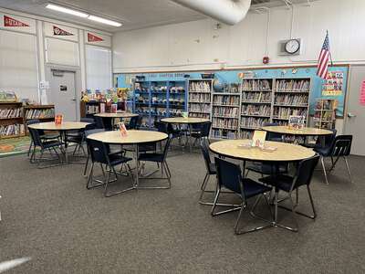 Clyde W. Needham Elementary School Library in Lodi