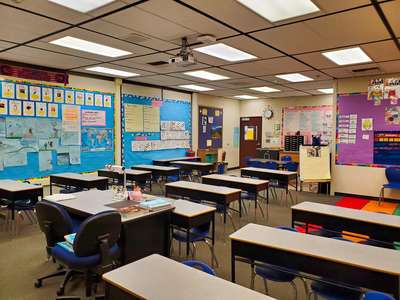 Mt. Vernon Elementary School Classroom Standard in San Bernardino
