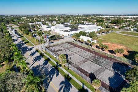 Westpine Middle School Tennis Courts in Sunrise