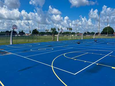 Howard D. McMillan Middle School Outdoor Basketball Courts in Miami 2