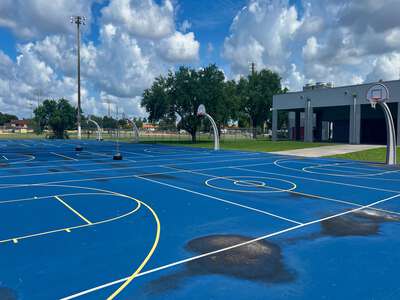 Howard D. McMillan Middle School Outdoor Basketball Courts in Miami 3