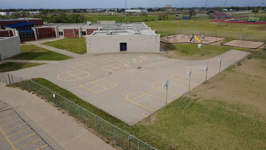 Enterprise Elementary School Outdoor Basketball Courts in Wichita