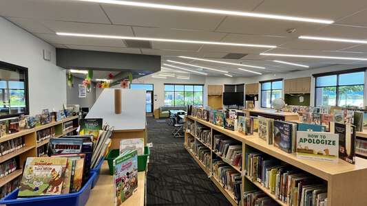 Marigold Elementary School Library in Chico