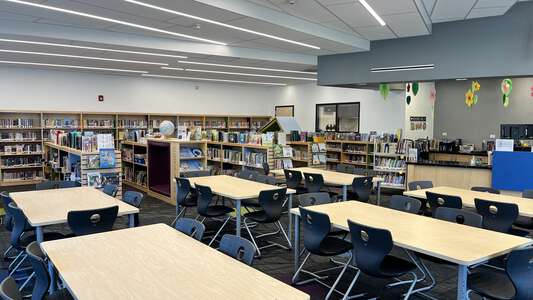 Marigold Elementary School Library in Chico