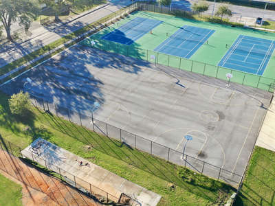 Oak Ridge High School Outdoor Basketball Courts in Orlando 2
