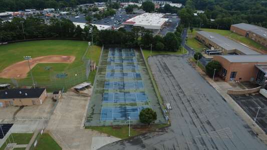 Phillip O. Berry Academy of Technology Tennis Courts in Charlotte 2