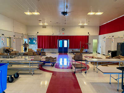 Dolland Elementary School Multi-Purpose Room in Norwalk
