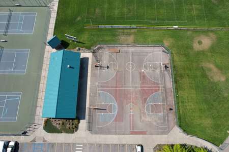 Lake City High School Outdoor Basketball Courts in Coeur d' Alene