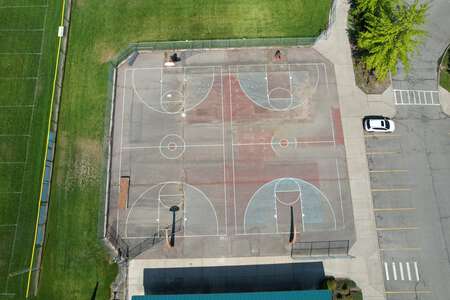 Lake City High School Outdoor Basketball Courts in Coeur d' Alene