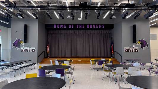 Garcia Middle School Cafeteria in Houston